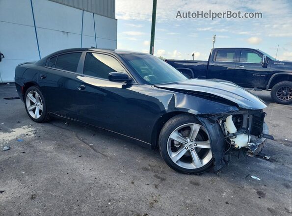 2C3CDXHGXHH598993 2017 DODGE CHARGER Black Front right