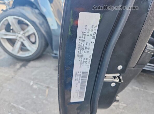 2C3CDXHGXHH598993 2017 DODGE CHARGER Black VIN sticker view
