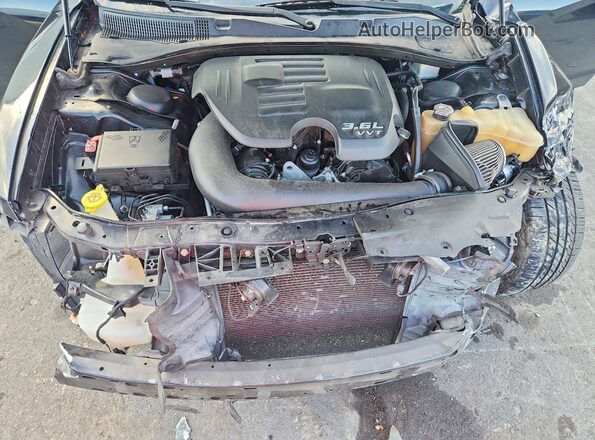 2C3CDXHGXHH598993 2017 DODGE CHARGER Black Rear interior view
