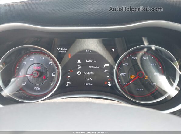 2C3CDXHGXJH254277 2018 DODGE CHARGER Black უკანა სავარძლების ხედი