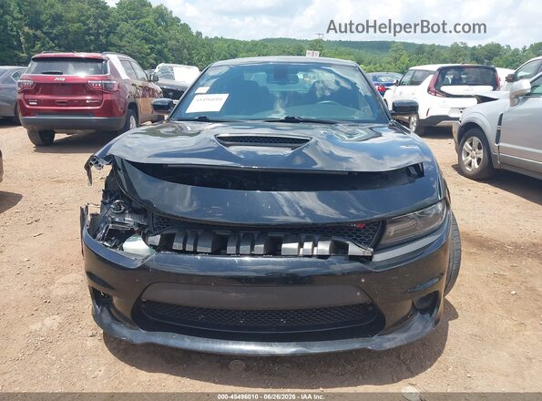 2C3CDXHGXJH254277 2018 DODGE CHARGER Black უკანა სალონის ხედი