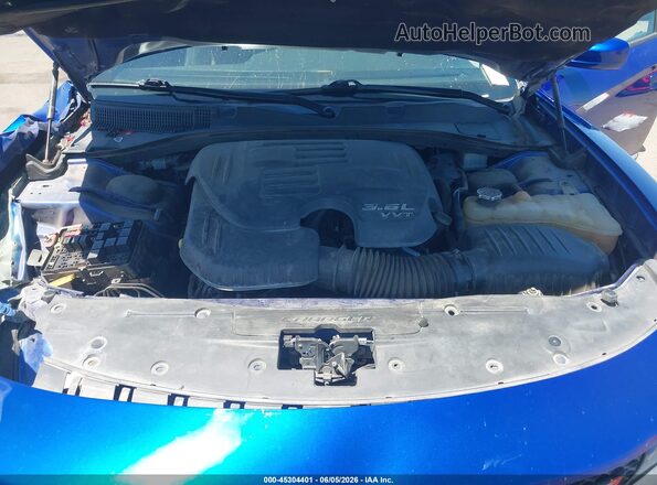 2C3CDXHGXKH599231 2019 DODGE CHARGER Blue Widok z tyłu