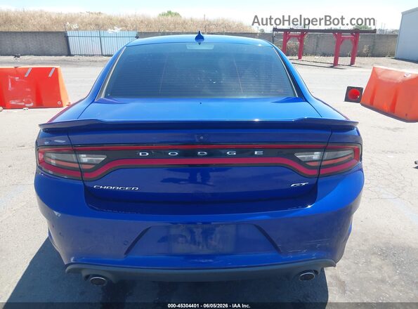 2C3CDXHGXKH599231 2019 DODGE CHARGER Blue 