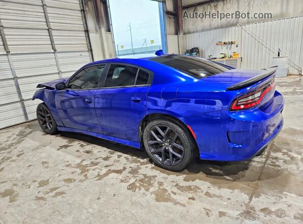 2C3CDXHGXLH177803 2020 DODGE CHARGER Blue Rear left