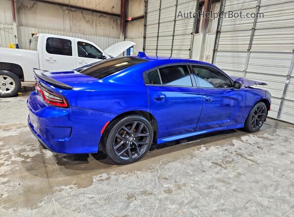 2C3CDXHGXLH177803 2020 DODGE CHARGER Blue Rear right
