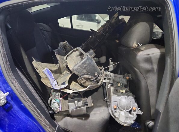 2C3CDXHGXLH177803 2020 DODGE CHARGER Blue Rear seats view