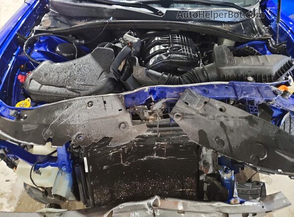 2C3CDXHGXLH177803 2020 DODGE CHARGER Blue Rear interior view