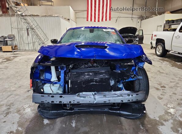 2C3CDXHGXLH177803 2020 DODGE CHARGER Blue Front view