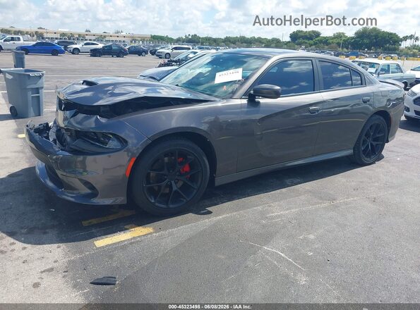 2C3CDXHGXLH245212 2020 DODGE CHARGER Gray Передня ліва чверть