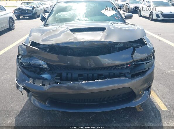 2C3CDXHGXLH245212 2020 DODGE CHARGER Gray Вид спереду