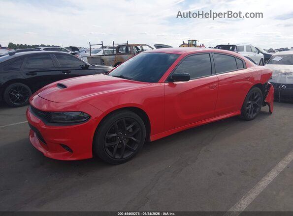2C3CDXHGXMH581282 2021 DODGE CHARGER Red Przód lewy