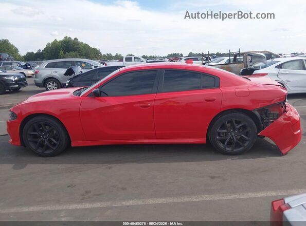2C3CDXHGXMH581282 2021 DODGE CHARGER Red Widok wnętrza z tyłu