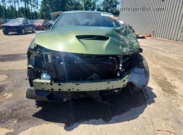 2C3CDXHGXMH612322 2021 DODGE CHARGER Green Vista frontal