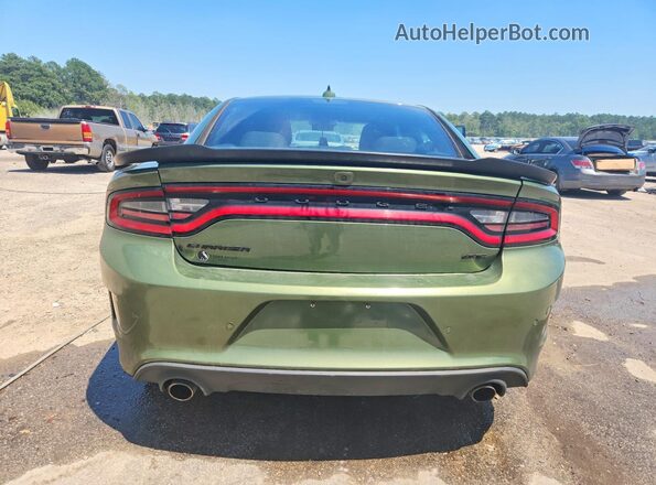2C3CDXHGXMH612322 2021 DODGE CHARGER Green Vista trasera