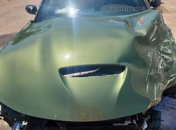2C3CDXHGXMH612322 2021 DODGE CHARGER Green Vista interior trasera