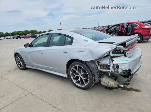 2C3CDXHGXNH189422 2022 DODGE CHARGER Silver Trasero izquierdo