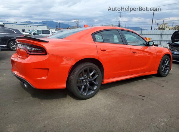 2C3CDXHGXPH645941 2023 DODGE CHARGER Orange Trasero derecho