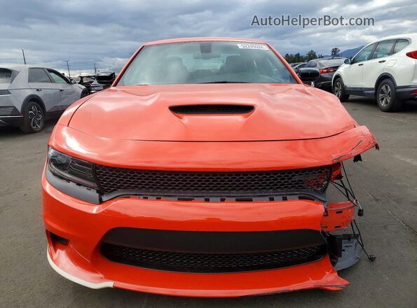 2C3CDXHGXPH645941 2023 DODGE CHARGER Orange Vista frontal