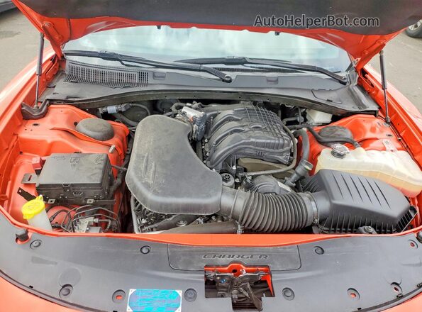 2C3CDXHGXPH645941 2023 DODGE CHARGER Orange Vista interior trasera