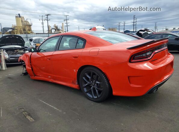 2C3CDXHGXPH645941 2023 DODGE CHARGER Orange Trasero izquierdo