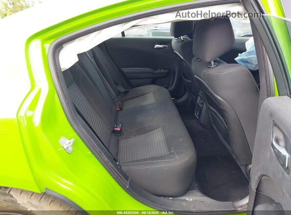 2C3CDXJG0HH603287 2017 DODGE CHARGER Green VIN sticker view