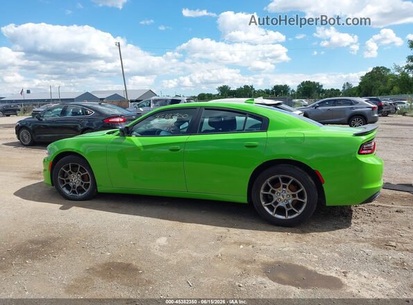 2C3CDXJG0HH603287 2017 DODGE CHARGER Green 360 interior view