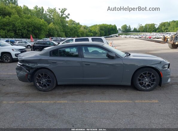 2C3CDXJG0JH307952 2018 DODGE CHARGER Gray Rear interior view