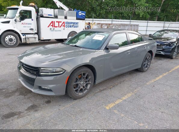 2C3CDXJG0JH307952 2018 DODGE CHARGER Gray Front left