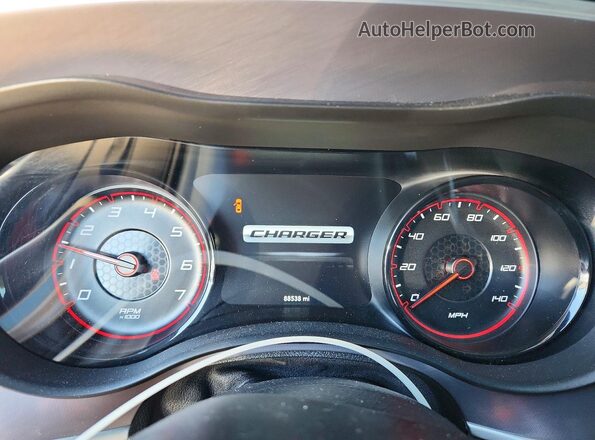 2C3CDXJG0LH163662 2020 DODGE CHARGER Gray Widok zestawu wskaźników