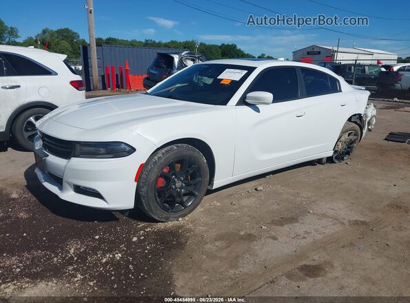 2C3CDXJG1GH147234 2016 DODGE CHARGER White წინა მარცხენა ხედი სამი მეოთხედიდან