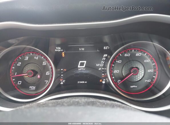 2C3CDXJG1GH341262 2016 DODGE CHARGER Gray Vista de los asientos traseros