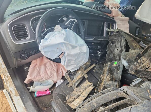 2C3CDXJG1HH559719 2017 DODGE CHARGER Белый Вид панели приборов