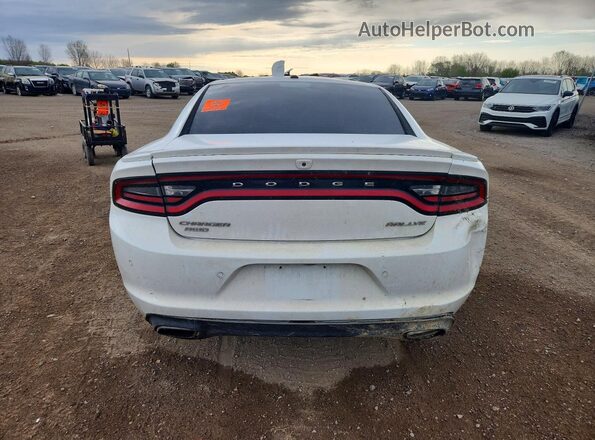 2C3CDXJG1HH559719 2017 DODGE CHARGER Белый Вид сзади