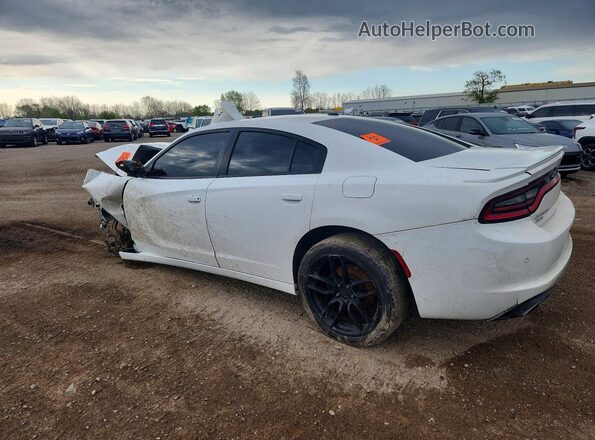 2C3CDXJG1HH559719 2017 DODGE CHARGER Белый Задняя левая четверть