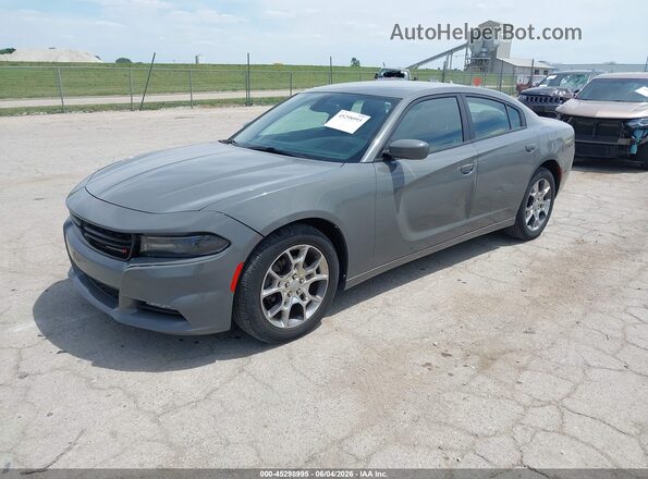 2C3CDXJG1HH563964 2017 DODGE CHARGER Gray Przód lewy