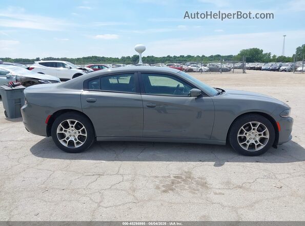 2C3CDXJG1HH563964 2017 DODGE CHARGER Gray Widok wnętrza z tyłu