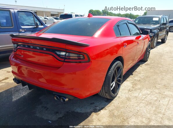 2C3CDXJG1JH115388 2018 DODGE CHARGER Красный Задняя правая четверть