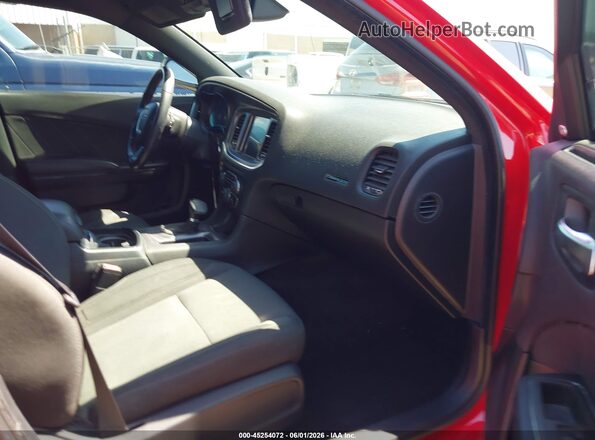 2C3CDXJG1JH115388 2018 DODGE CHARGER Красный Вид салона спереди