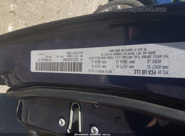 2C3CDXJG2HH529631 2017 DODGE CHARGER Blue Շարժիչի բաժամունքի տեսք