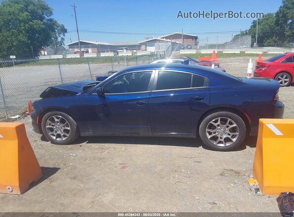2C3CDXJG2HH529631 2017 DODGE CHARGER Blue Սալոնի 360 աստիճան տեսք
