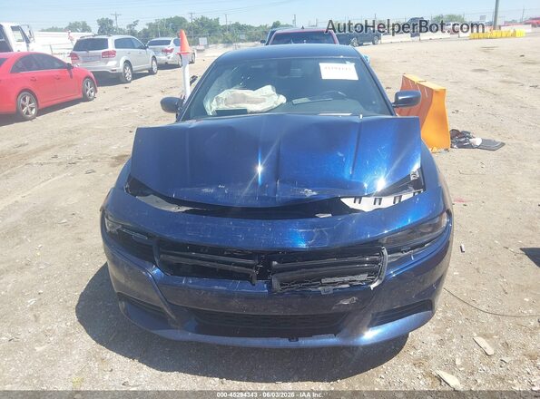 2C3CDXJG2HH529631 2017 DODGE CHARGER Blue Սարքավորումների վահանակի տեսք