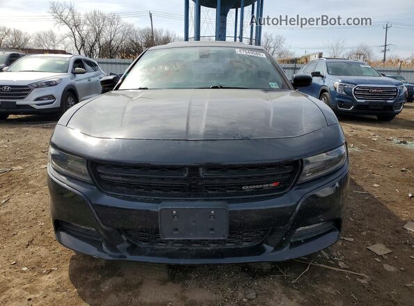 2C3CDXJG2JH324106 2018 DODGE CHARGER Black Вид спереду