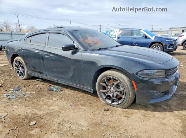 2C3CDXJG2JH324106 2018 DODGE CHARGER Black Передня права чверть