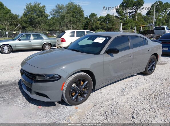 2C3CDXJG2PH661609 2023 DODGE CHARGER Gray წინა მარცხენა ხედი სამი მეოთხედიდან
