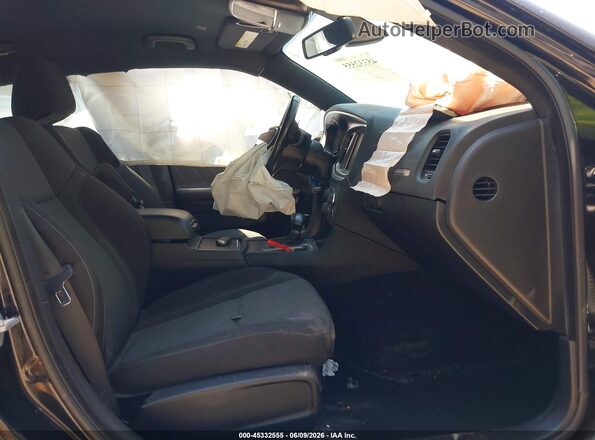 2C3CDXJG3MH620109 2021 DODGE CHARGER Черный Вид салона спереди