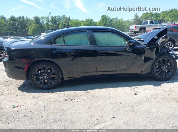 2C3CDXJG3MH620109 2021 DODGE CHARGER Черный Вид задней части салона