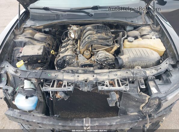 2C3CDXJG4JH119869 2018 DODGE CHARGER Black Вид ззаду