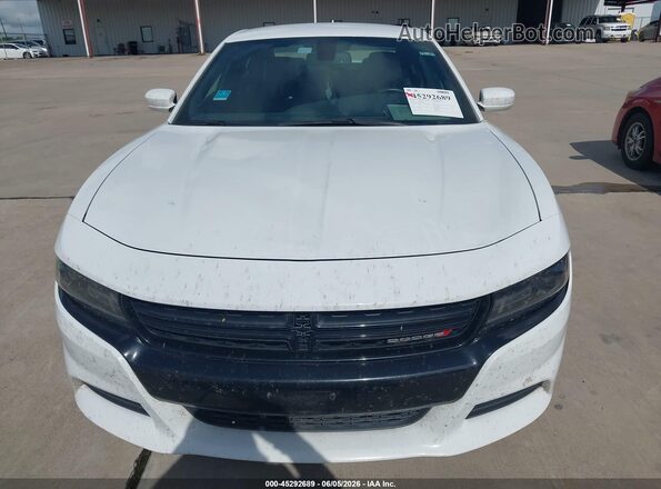 2C3CDXJG4JH198699 2018 DODGE CHARGER Белый Вид щитка приборов