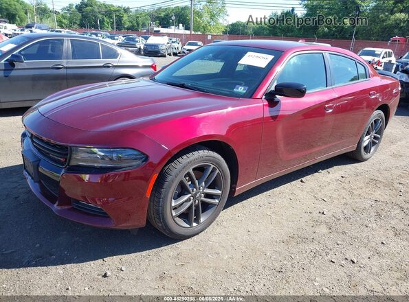2C3CDXJG4KH600982 2019 DODGE CHARGER Бордовый 