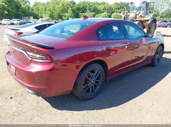 2C3CDXJG4KH600982 2019 DODGE CHARGER Бордовый 